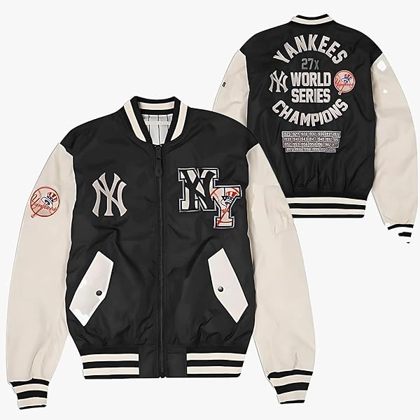 New York Yankees レザージャケット New York Yankees Vintage 90s Leather Varsity Jacket - MLB